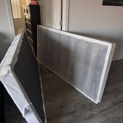King size low pro double split box spring