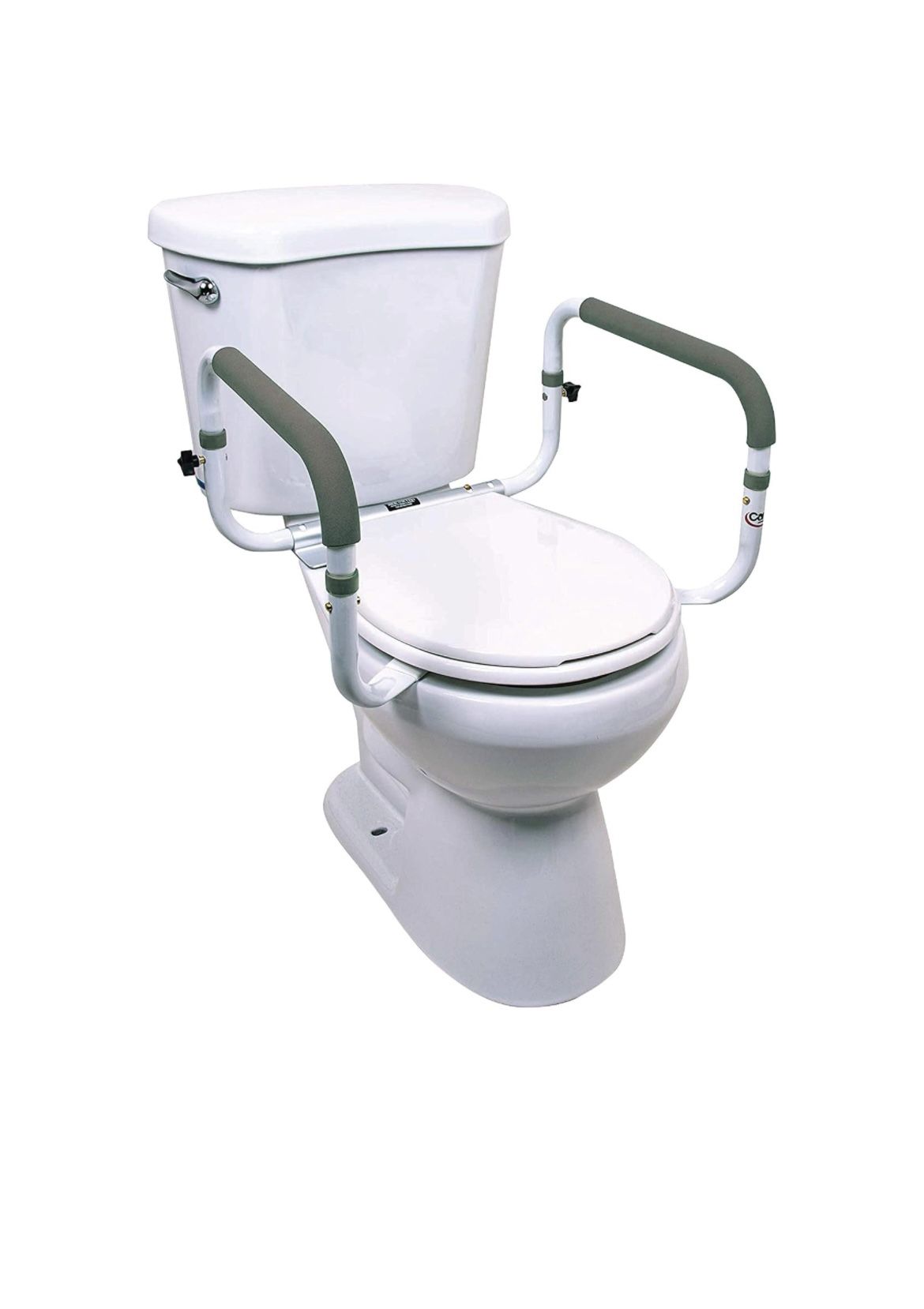 Carex Toilet Safety Frame Toilet Safety Rails With Adjustable Width support 300l