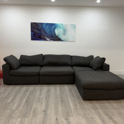 FREE DELIVERY SECTIONAL CLOUD SOFA MODULAR 4PCS 