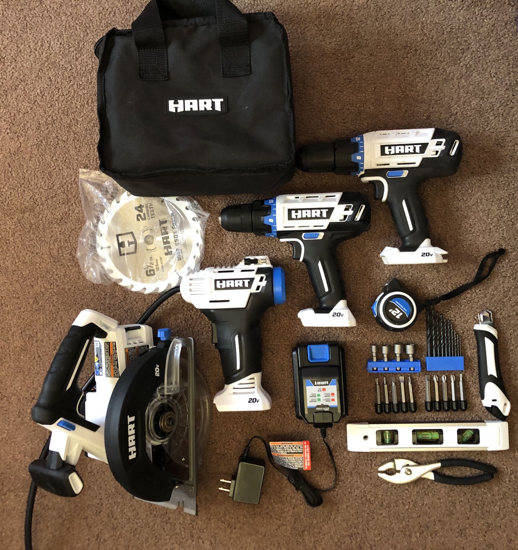 HART TOOLBOX WITH TOOLS