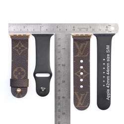 Authentic Louis Vuitton Gucci Burberry Canvas Apple Watch Band Strap  Handmade from Bag for Sale in Los Angeles, CA - OfferUp