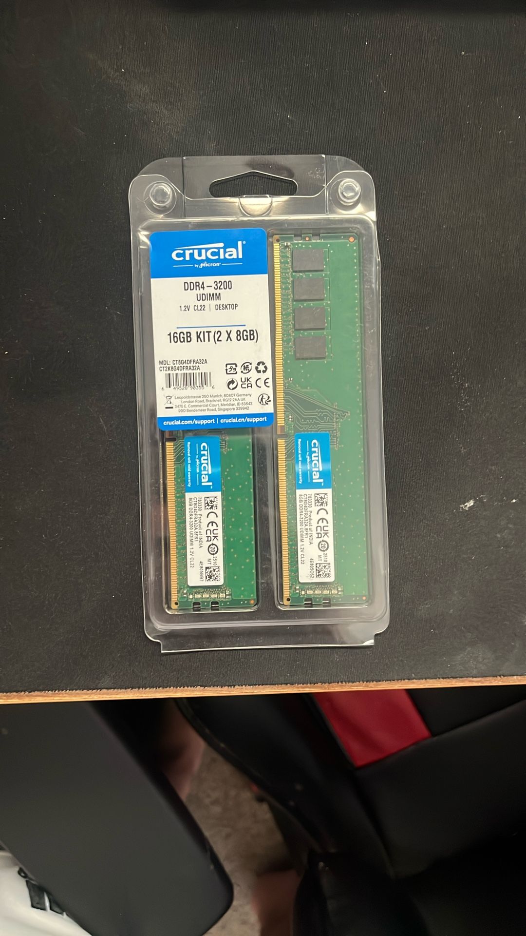 Crucial 16GB DDR5 RAM Kit (2x8GB), 4800MHz, CL40 Laptop Memory, SODIMM 262-Pin Layout