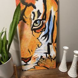 Clemson Tiger Painting (Great Gift For Clemson Fan)