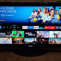 Toshiba 46" 1080p 120Hz "Smart" HDTV w/ Fire TV Stick 4K & Remotes (MSRP: $399)