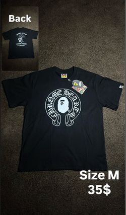 Chrome X bape shirt Black M