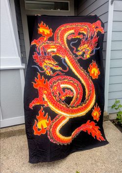 Large dragon tapestry