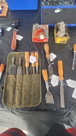 Vintage tools at Shipwreck day in Anacortes
