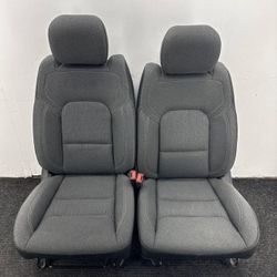 2019 Through 2024 Dodge Ram 1500 GRAY Fabric Front Bucket Seats Seat   Stock #9117