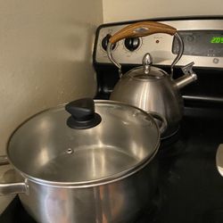 Pots Pans And A Tea Kettle 
