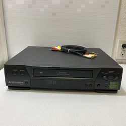 Mitsubishi HS-U130 4-Head Hi-Fi Stereo PerfecTape VHS VCR  - TESTED