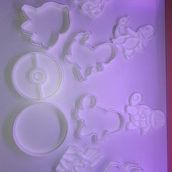 Pokèmon Cookie Cutters/stamps