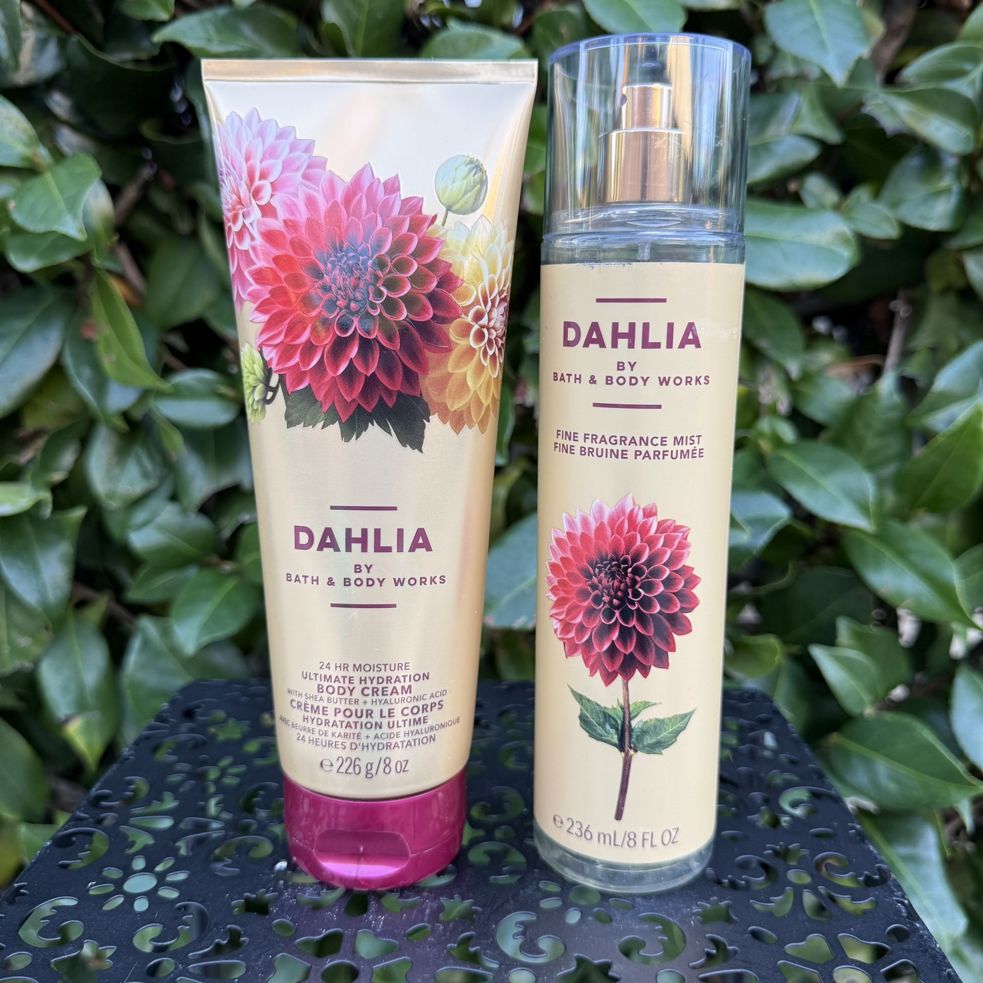 Bath & Body Works Dahlia Body Mist & Cream