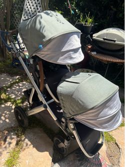 Uppababy twin stroller