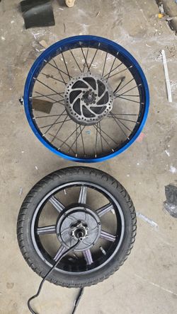 E-Bike Hub Motor Wheels – 36V 350W (Front + Rear Set)
