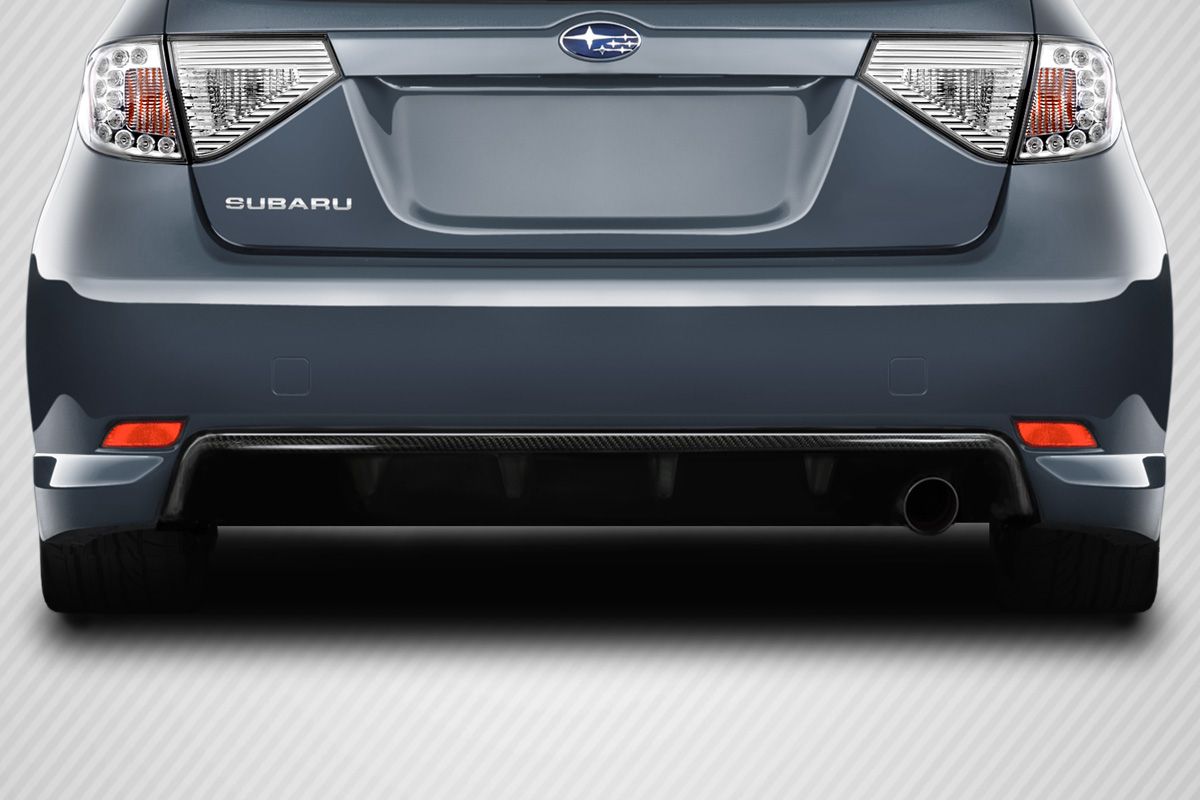 Blemished 2008-2010 Subaru Impreza WRX HB Carbon Creations DriTech Backstop Rear Diffuser - 1 Piece (S)