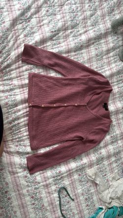 Women bottom up sweater, size small and meduim