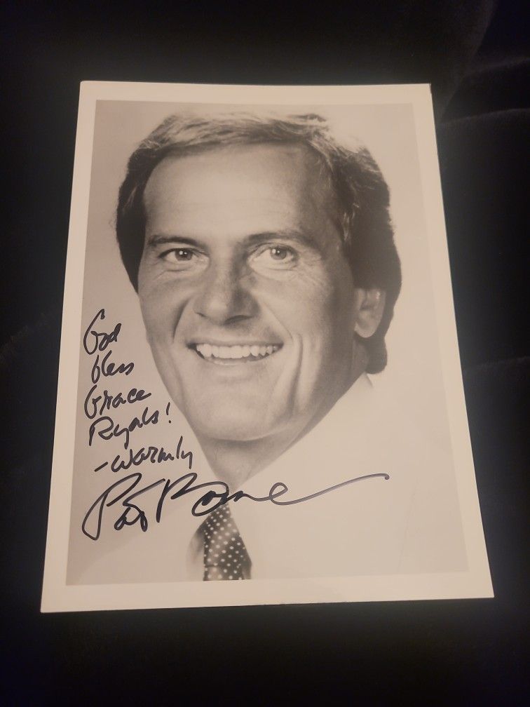 Autographed Photo Of PAT BOONE