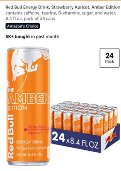 Red Bull Amber Edition Strawberry Apricot 24-Pack