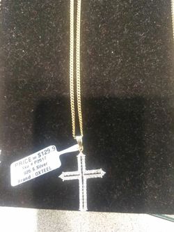 925 gold chain + pendant