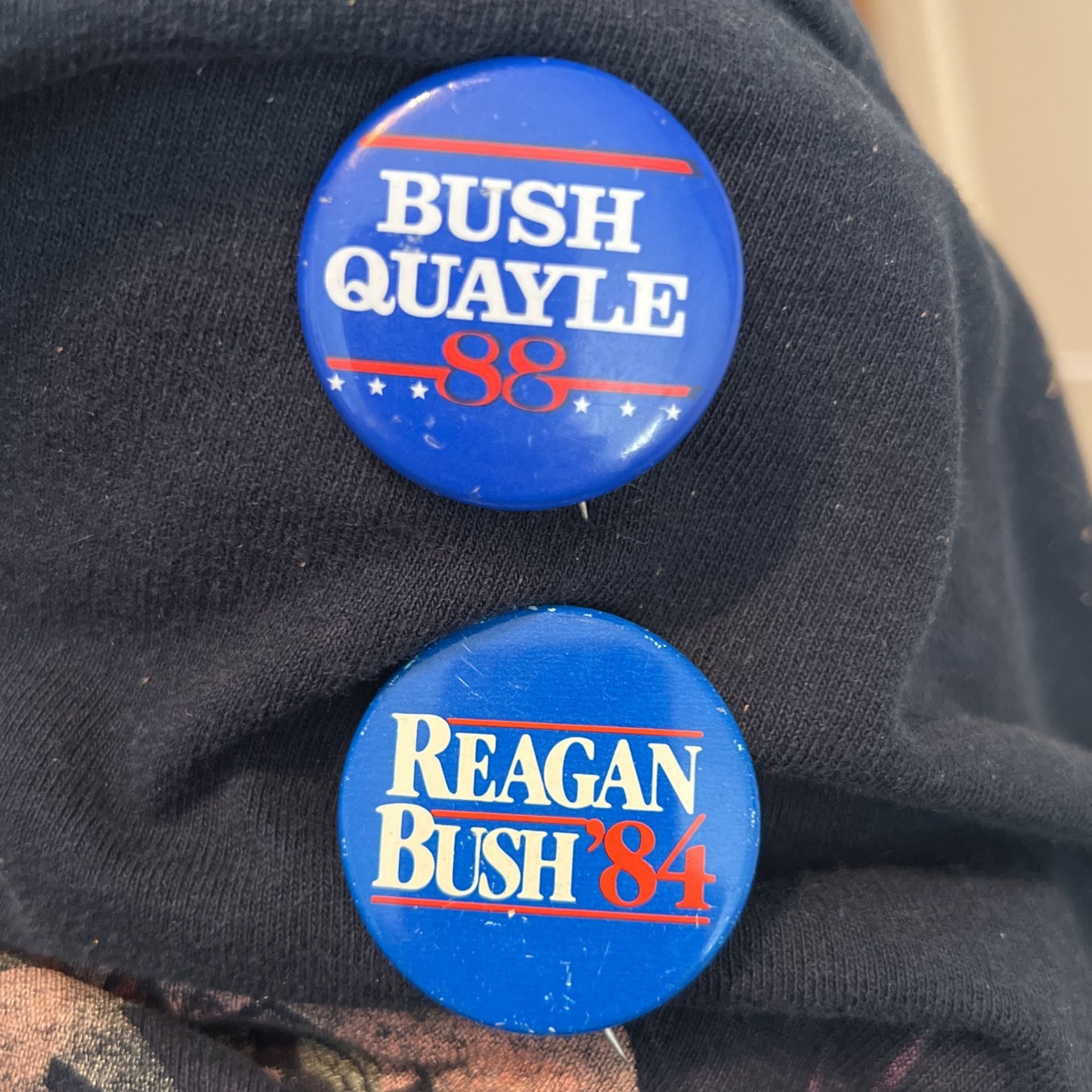 Vintage Political Pins ‘84 & ‘88