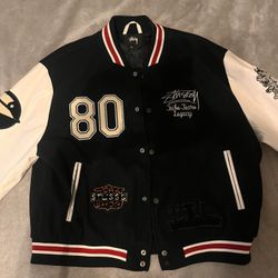 Stussy x Denim x Our Legacy TTL Varsity Jacket 