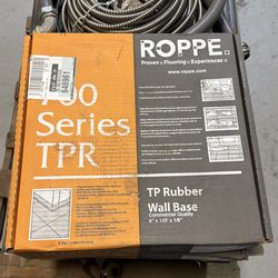 4-Inch x 74-Ft. Brown Vinyl Wall Base