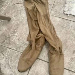 Womens Thigh High Suede Boots
