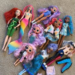 Nine Dolls Various Makers