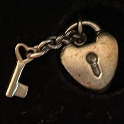 Authentic Pandora Heart With Key Charm. $25.00