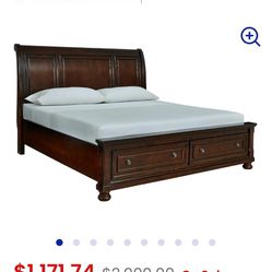Queen Bed With Storage Really Nice From Ashley Furniture 