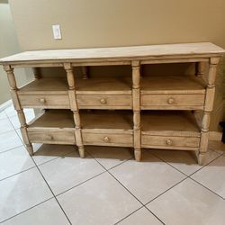 Great Wooden Entry Table. 