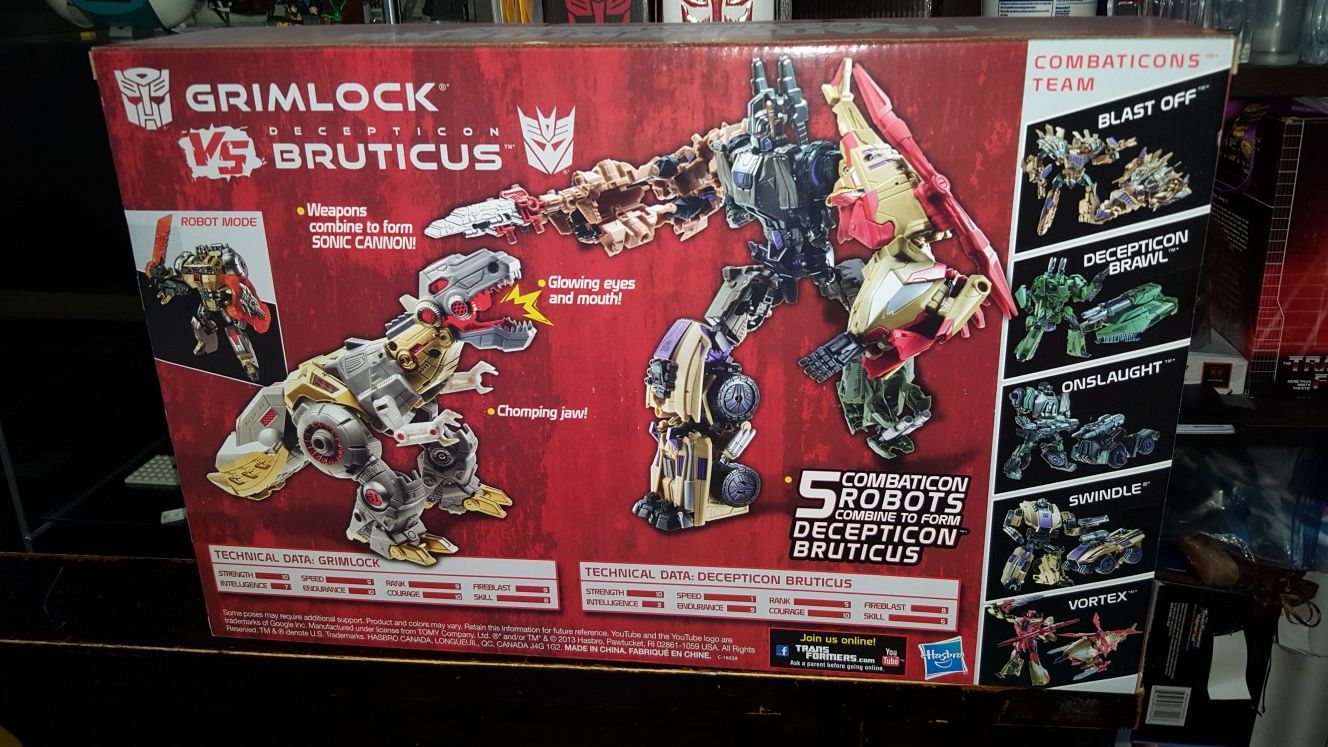 Transformers Grimlock vs Bruticus