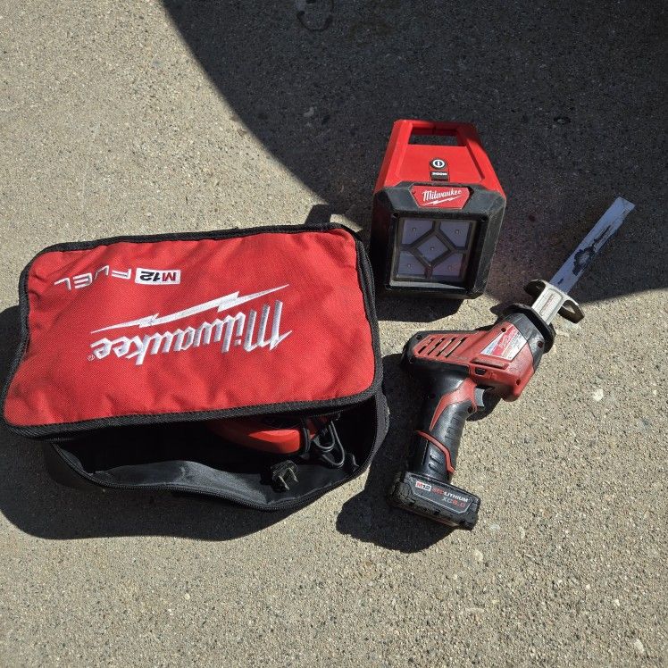 M12 Milwaukee Sawzall