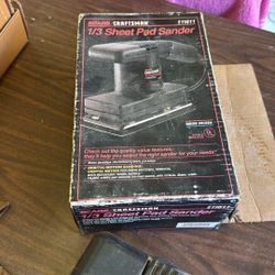 1/3 Sheet Pad sander 