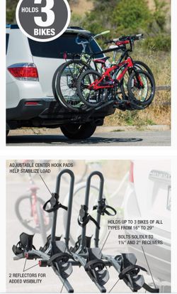 Platform Hitch Bike Rack Bell Right Up 350 3 Bicycle Like NEW for Sale in Clermont FL OfferUp