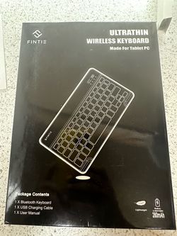 Fintie Ultrathin Wireless Bluetooth Keyboard for Tablet PC