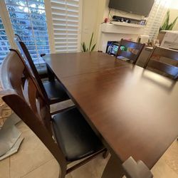 Wooden Dining Table for 6 