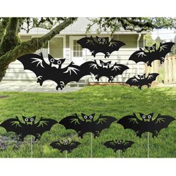 Bats Halloween Decoration Indoor and Outdoor Yard Sign