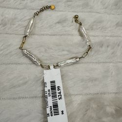 Pearl 14KT in Sterling Silver Bracelet 