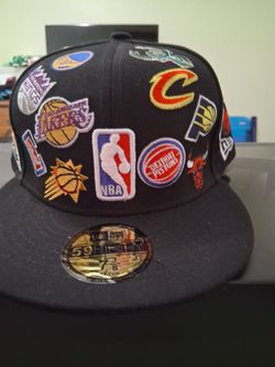 New Era Embroidered Nba Logo Size 7 3/8