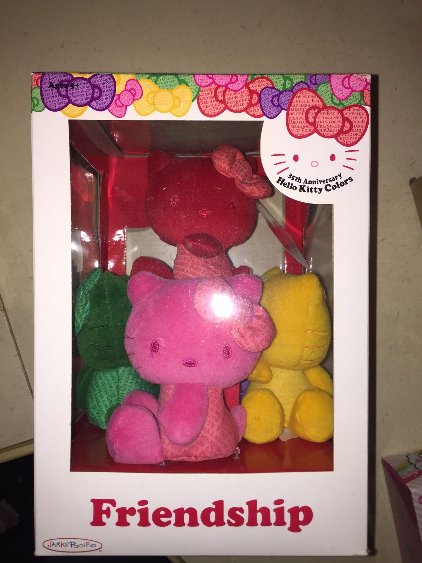 Hello Kitty 35th Anniversary Colors Plush