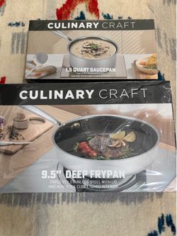 New in boxes Culinary Craft 3 pc cookware set