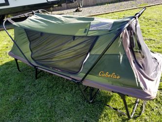 Cabela's deluxe tent cot single top