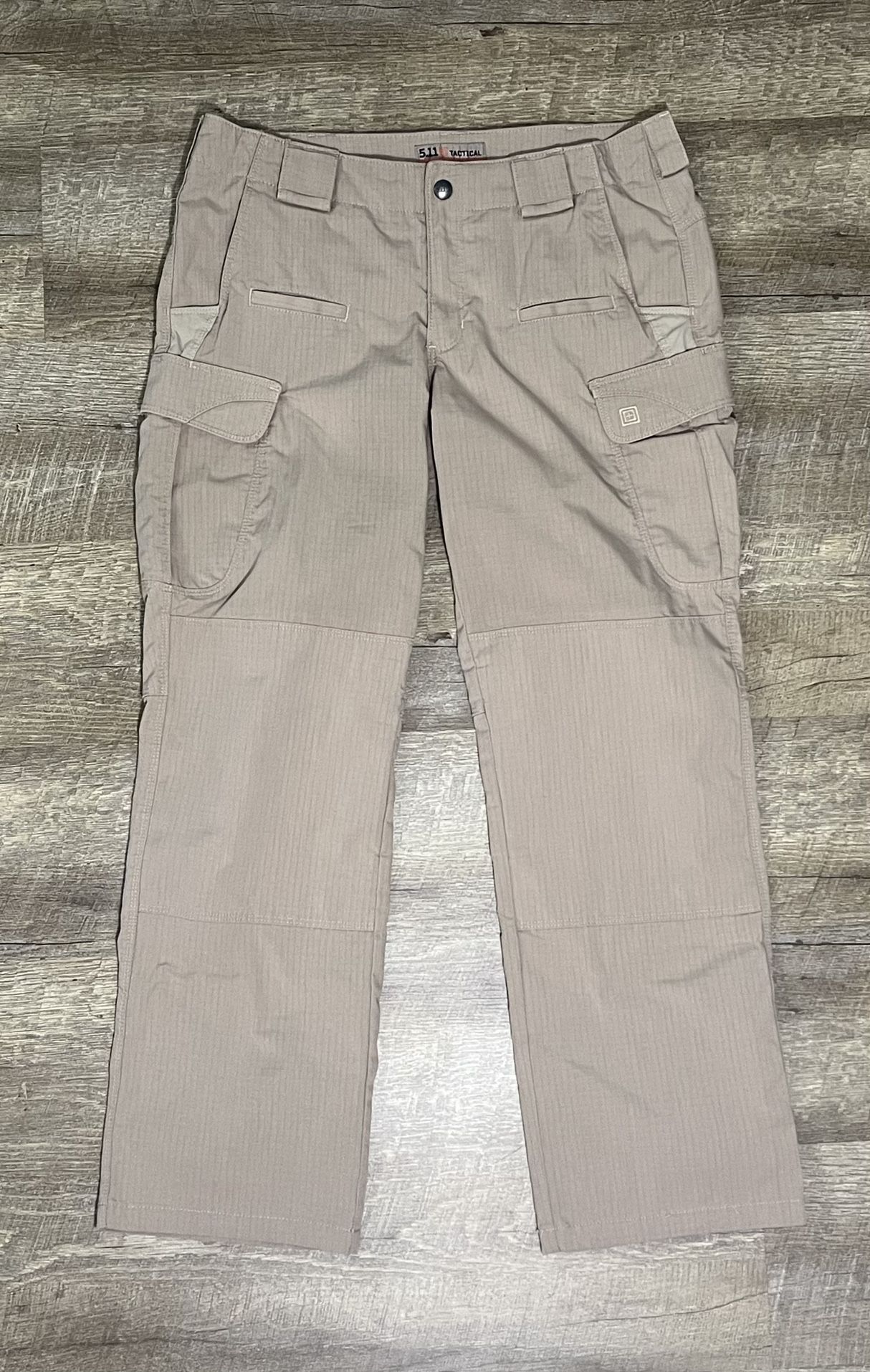 5.11 Tactical Womens Stryke Ripstop Work Pants US 12 Reg Tan Army Military Swat