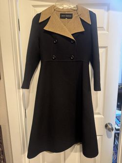 Vintage Adele Simpson Wool Coat Size 10