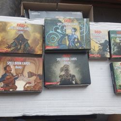 dungeons & dragons spell cards