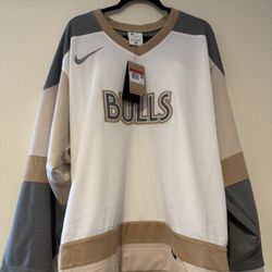 Nike Chicago Bulls Hockey Style Jersey Size Large Men New 