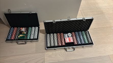 Poker Chip Set (small $25 / large $40)