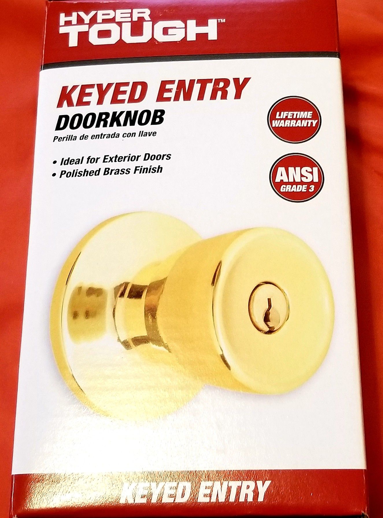 Hyper Tough - Keyed Entry Doorknob.