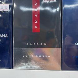 Prada carbon Luna Rossa perfumes para hombres regalos para hombres perfumes for men 
